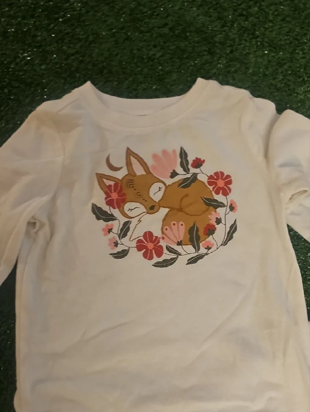 Old Navy Cream Floral /Deer Set